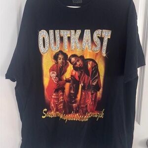 Outkast Black Graphic Men’s T-Shirt